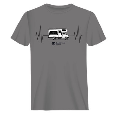 Camping Cardiogram Man T-Shirt